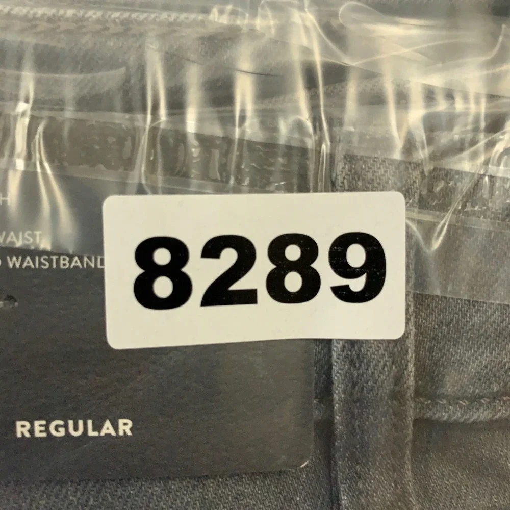 J. Jill Flare Jeans Women 14 Grey Galaxy Wash High Rise Stretch Patch Pocket NWT